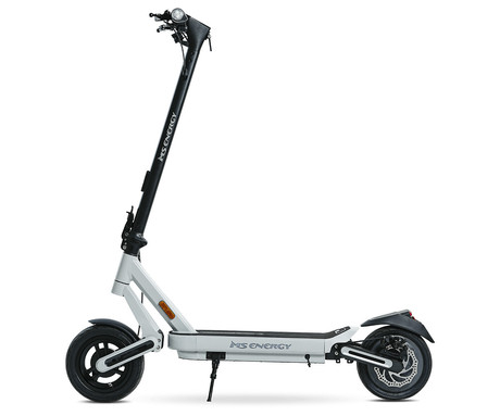 MS ENERGY MENTOR 500 električni skiro, 10" gume, 500W motor, 35km doseg, 374Wh 36V 10.4Ah baterija, dvojno C-vzmetenje, EBS sistem, Smart BMS, LCD zaslon, LED osvetlitev, aplikacija, črno bel