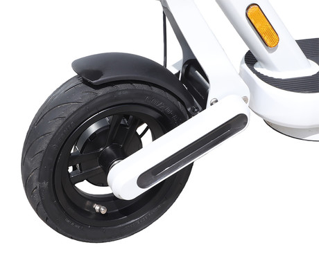 MS ENERGY MENTOR 500 električni skiro, 10" gume, 500W motor, 35km doseg, 374Wh 36V 10.4Ah baterija, dvojno C-vzmetenje, EBS sistem, Smart BMS, LCD zaslon, LED osvetlitev, aplikacija, črno bel