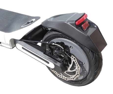 MS ENERGY MENTOR 500 električni skiro, 10" gume, 500W motor, 35km doseg, 374Wh 36V 10.4Ah baterija, dvojno C-vzmetenje, EBS sistem, Smart BMS, LCD zaslon, LED osvetlitev, aplikacija, črno bel