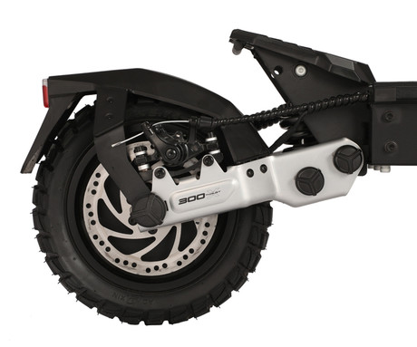 MS ENERGY THRUST 300X električni skiro, 10" gume, 2x 300W motor, 60km doseg, 720Wh 48V 15Ah baterija, dvojno C-vzmetenje, EBS sistem, Smart BMS, LCD zaslon, LED osvetlitev, aplikacija, srebrno črn