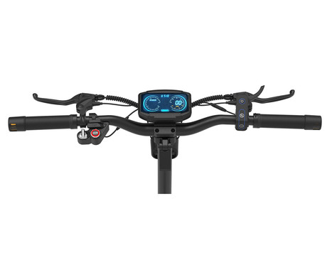 MS ENERGY THRUST 300X električni skiro, 10" gume, 2x 300W motor, 60km doseg, 720Wh 48V 15Ah baterija, dvojno C-vzmetenje, EBS sistem, Smart BMS, LCD zaslon, LED osvetlitev, aplikacija, srebrno črn