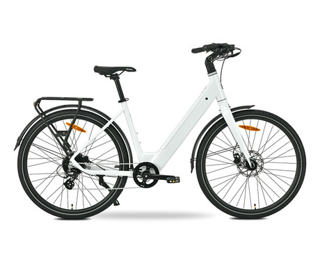 MS ENERGY ZORYA električno kolo, cestno / mestno, 27.5" pnevmatike, 250W ANANDA motor, 360Wh 36V 10Ah baterija, do 70km, 8-speed SHIMANO Altus, TEKTRO disk zavore, LCD zaslon, belo (Pearl White)