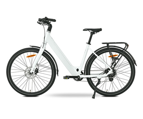 MS ENERGY ZORYA električno kolo, cestno / mestno, 27.5" pnevmatike, 250W ANANDA motor, 360Wh 36V 10Ah baterija, do 70km, 8-speed SHIMANO Altus, TEKTRO disk zavore, LCD zaslon, belo (Pearl White)