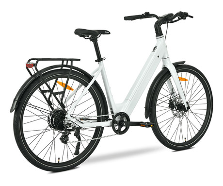 MS ENERGY ZORYA električno kolo, cestno / mestno, 27.5" pnevmatike, 250W ANANDA motor, 360Wh 36V 10Ah baterija, do 70km, 8-speed SHIMANO Altus, TEKTRO disk zavore, LCD zaslon, belo (Pearl White)