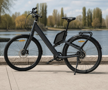 MS ENERGY VELES električno kolo, cestno / mestno, 28" pnevmatike, 250W ANANDA motor, 360Wh 36V 10Ah baterija, do 70km, 8-speed SHIMANO Altus, TEKTRO disk zavore, LCD zaslon, črno (Light Black)