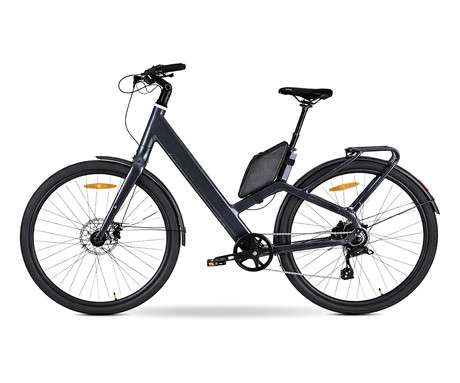 MS ENERGY VELES električno kolo, cestno / mestno, 28" pnevmatike, 250W ANANDA motor, 360Wh 36V 10Ah baterija, do 70km, 8-speed SHIMANO Altus, TEKTRO disk zavore, LCD zaslon, črno (Light Black)