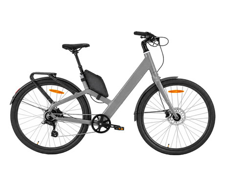 MS ENERGY VELES električno kolo, cestno / mestno, 28" pnevmatike, 250W ANANDA motor, 360Wh 36V 10Ah baterija, do 70km, 8-speed SHIMANO Altus, TEKTRO disk zavore, LCD zaslon, sivo (Nord Gray)