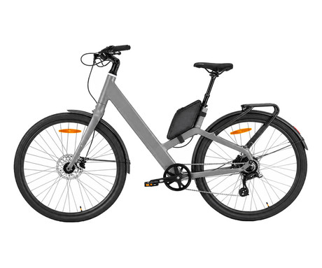 MS ENERGY VELES električno kolo, cestno / mestno, 28" pnevmatike, 250W ANANDA motor, 360Wh 36V 10Ah baterija, do 70km, 8-speed SHIMANO Altus, TEKTRO disk zavore, LCD zaslon, sivo (Nord Gray)