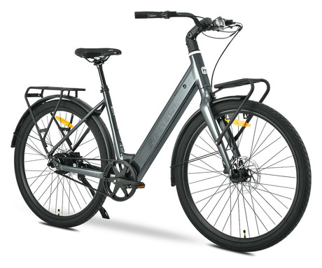 MS ENERGY ZORYA PLUS električno kolo, cestno / mestno, 28" pnevmatike, 250W ANANDA motor, 360Wh 36V 10Ah baterija, do 70km, Carbon Gates jermen, TEKTRO disk zavore, LCD zaslon, črno (Night Black)