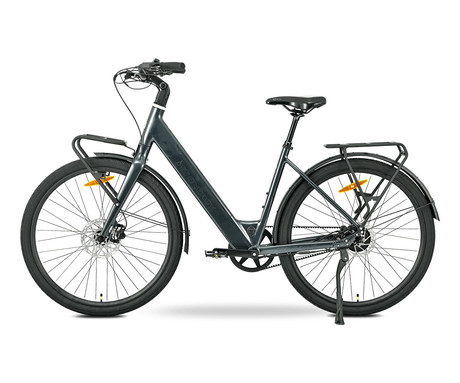 MS ENERGY ZORYA PLUS električno kolo, cestno / mestno, 28" pnevmatike, 250W ANANDA motor, 360Wh 36V 10Ah baterija, do 70km, Carbon Gates jermen, TEKTRO disk zavore, LCD zaslon, črno (Night Black)