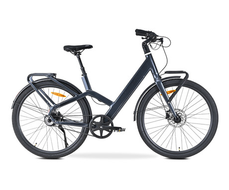 MS ENERGY VELES PLUS električno kolo, cestno / mestno, 28" pnevmatike, 250W ANANDA motor, 360Wh 36V 10Ah baterija, do 70km, Carbon Gates jermen, TEKTRO disk zavore, LCD zaslon, črno (Night Black)