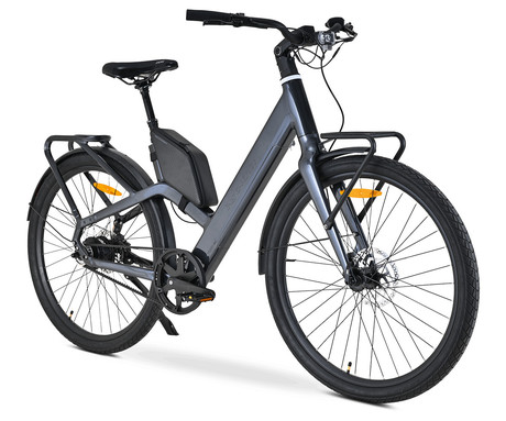 MS ENERGY VELES PLUS električno kolo, cestno / mestno, 28" pnevmatike, 250W ANANDA motor, 360Wh 36V 10Ah baterija, do 70km, Carbon Gates jermen, TEKTRO disk zavore, LCD zaslon, črno (Night Black)