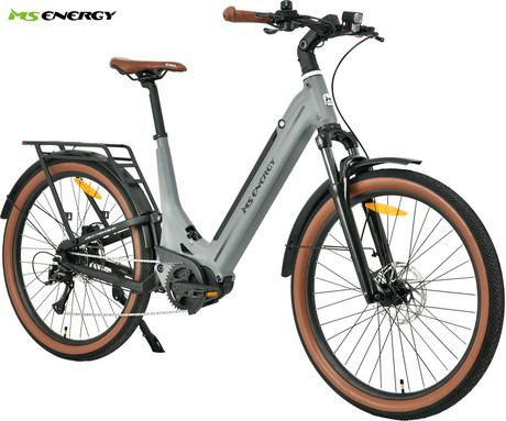 MS ENERGY MOKOSHA električno kolo, SUV / trekking / cestno / mestno, 27.5" pnevmatike, 250W 70Nm ANANDA motor, 576Wh 48V 12Ah baterija, do 120km, SHIMANO Altus, TEKTRO disk zavore, LCD zaslon, sivo