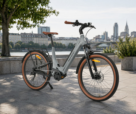 MS ENERGY MOKOSHA električno kolo, SUV / trekking / cestno / mestno, 27.5" pnevmatike, 250W 70Nm ANANDA motor, 576Wh 48V 12Ah baterija, do 120km, SHIMANO Altus, TEKTRO disk zavore, LCD zaslon, sivo