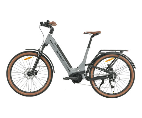 MS ENERGY MOKOSHA električno kolo, SUV / trekking / cestno / mestno, 27.5" pnevmatike, 250W 70Nm ANANDA motor, 576Wh 48V 12Ah baterija, do 120km, SHIMANO Altus, TEKTRO disk zavore, LCD zaslon, sivo
