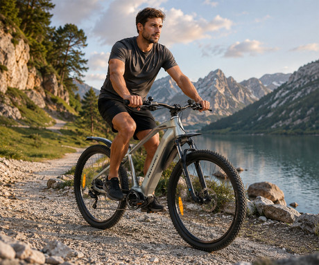 MS ENERGY PERUN električno kolo, MTB / gorsko, 29" pnevmatike, 250W 70Nm ANANDA motor, 720Wh 48V 15Ah baterija, do 135km, SHIMANO Alivio 9-speed, TEKTRO disk zavore, LCD zaslon, zlato (Special Gold)