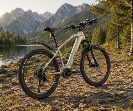 MS ENERGY PERUN električno kolo, MTB / gorsko, 29" pnevmatike, 250W 70Nm ANANDA motor, 720Wh 48V 15Ah baterija, do 135km, SHIMANO Alivio 9-speed, TEKTRO disk zavore, LCD zaslon, zlato (Special Gold)