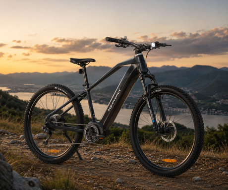 MS ENERGY PERUN električno kolo, MTB / gorsko, 29" pnevmatike, 250W 70Nm ANANDA motor, 720Wh 48V 15Ah baterija, do 135km, SHIMANO Alivio 9-speed, TEKTRO disk zavore, LCD zaslon, črno (Night Black)