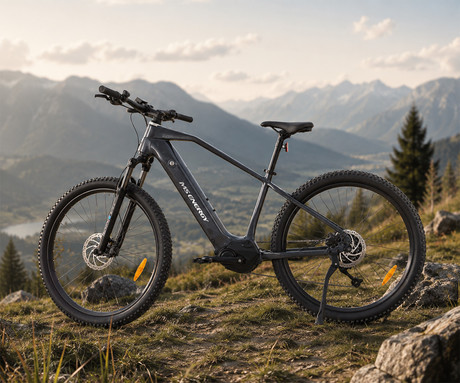 MS ENERGY PERUN električno kolo, MTB / gorsko, 29" pnevmatike, 250W 70Nm ANANDA motor, 720Wh 48V 15Ah baterija, do 135km, SHIMANO Alivio 9-speed, TEKTRO disk zavore, LCD zaslon, črno (Night Black)