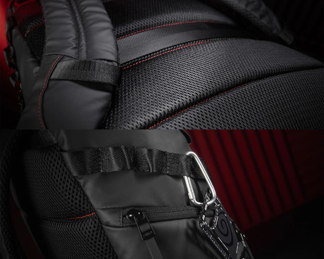 GENESIS PALLAD 420 univerzalni 2v1 nahrbtnik, za prenosnike do 15.6", 18L, potovalni / gaming, nastavljiv, trpežen, 6 žepov, prilagodljiv, vodoodporen, Trolley sistem, črn