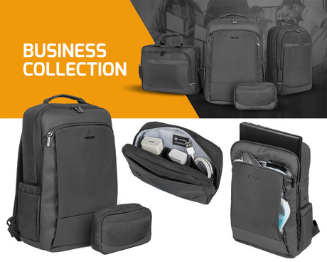Natec KUDU PLUS univerzalni 3v1 nahrbtnik, +organizator, za prenosnike do 15.6", 16L, potovalni / poslovni, nastavljiv, trpežen, 8 žepov, prilagodljiv, vodoodporen, Trolley sistem, črn Natec KUDU PLUS univerzalni 3v1 nahrbtnik, +organizator, za prenosnike do 15.6", 16L, potovalni / poslovni, nastavljiv, trpežen, 8 žepov, prilagodljiv, vodoodporen, Trolley sistem, črn