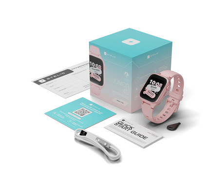 MANTA STELIO JUNIOR 4G otroška pametna ura, 4G LTE, SIM, roza (Powder Pink)
