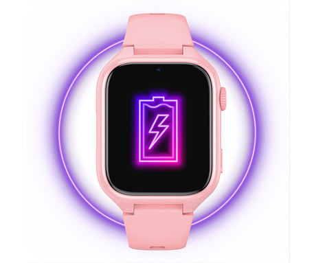 MANTA STELIO JUNIOR 4G otroška pametna ura, 4G LTE, SIM, roza (Powder Pink)