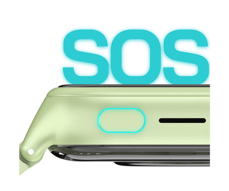 MANTA STELIO JUNIOR 4G otroška pametna ura, 4G LTE, SIM, zelena (Pistacchio Green)
