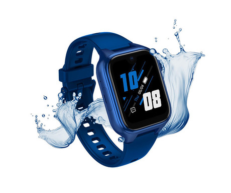 MANTA STELIO JUNIOR PRO AI 4G otroška pametna ura, OpenAI, 4G LTE, 1.78" zaslon, SIM, GPS+WiFi, hitra in varna komunikacija, trpežen zaslon, SOS, 700 mAh, IP67, modra (Navy Blue)
