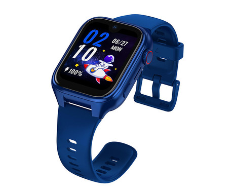MANTA STELIO JUNIOR PRO AI 4G otroška pametna ura, OpenAI, 4G LTE, 1.78" zaslon, SIM, GPS+WiFi, hitra in varna komunikacija, trpežen zaslon, SOS, 700 mAh, IP67, modra (Navy Blue)