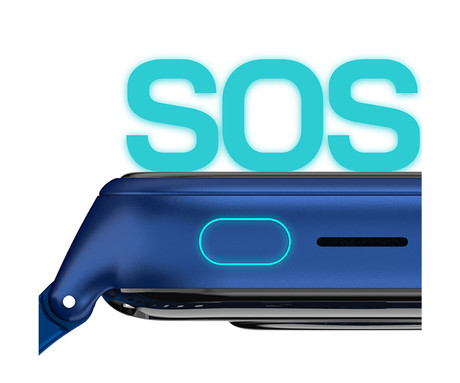 MANTA STELIO JUNIOR PRO AI 4G otroška pametna ura, OpenAI, 4G LTE, 1.78" zaslon, SIM, GPS+WiFi, hitra in varna komunikacija, trpežen zaslon, SOS, 700 mAh, IP67, modra (Navy Blue)
