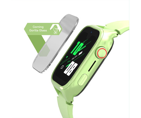 MANTA STELIO JUNIOR PRO AI 4G otroška pametna ura, OpenAI, 4G LTE, 1.78" zaslon, SIM, GPS+WiFi, hitra in varna komunikacija, trpežen zaslon, SOS, 700 mAh, IP67 zelena (Pistacchio Green)