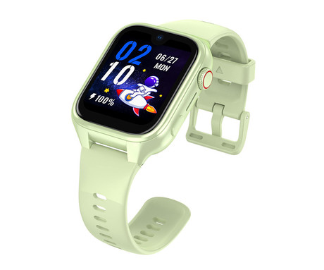 MANTA STELIO JUNIOR PRO AI 4G otroška pametna ura, OpenAI, 4G LTE, 1.78" zaslon, SIM, GPS+WiFi, hitra in varna komunikacija, trpežen zaslon, SOS, 700 mAh, IP67 zelena (Pistacchio Green)