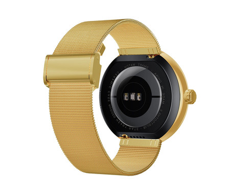 FOREVER ForeVive 5 SB-365 pametna ura, 1.3" AMOLED zaslon, Bluetooth, Android + iOS, klicanje, baterija, aplikacija, IP68, merjenje aktivnosti, analiza spanca, športni načini, zlata (Luxury Gold)