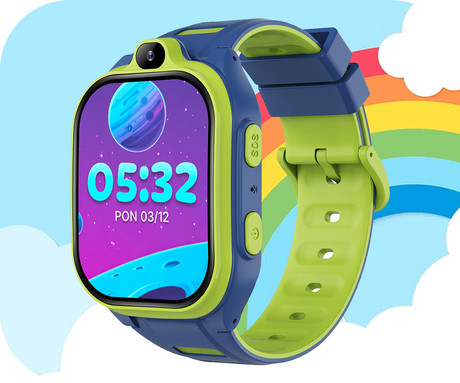 FOREVER Boost KW-530 otroška pametna ura, 4G LTE, modra (Electric Blue)