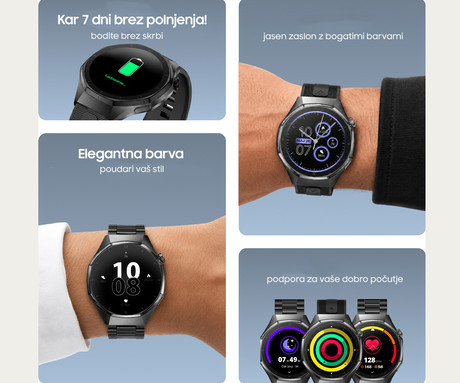 FOREVER zBASE SW-720 pametna ura, 1.43" AMOLED zaslon, 2 paščka, BT 5.3, Android + iOS, baterija, aplikacija, spremljanje zdravja / spanca / aktivnosti, AGC 6H steklo, IP68, srebrno modra (Navy Blue)