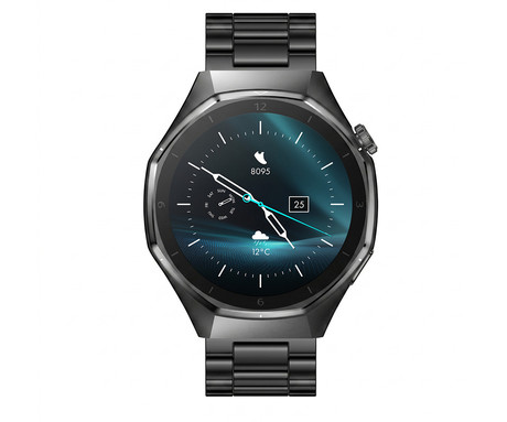 FOREVER zBASE SW-720 pametna ura, 1.43" AMOLED zaslon, 2 paščka, BT 5.3, Android + iOS, baterija, aplikacija, spremljanje zdravja / spanca / aktivnosti, AGC 6H steklo, IP68, srebrno modra (Navy Blue)