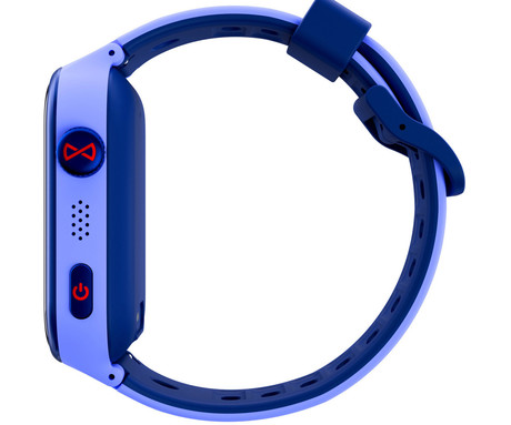 FOREVER BRO KW-540 AI otroška pametna ura, 4G LTE, Android OS, 1.72" IPS zaslon, AI funkcije, GPS+WIFI+LBS lociranje, SMS / video / klici, SOS gumb, aplikacija, IP65, 2 paščka, modra (Ocean Blue)