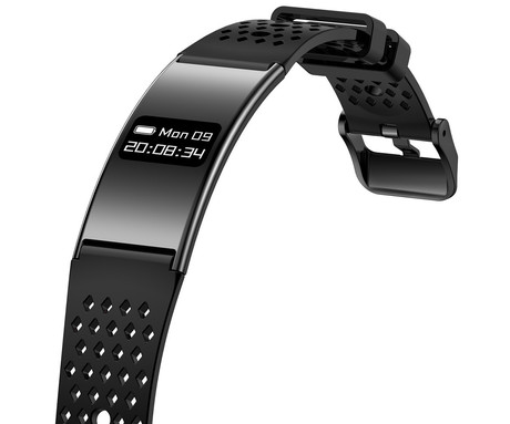 FOREVER ELEGANCE SB-B8 pametna zapestnica / ura, OLED zaslon, 2 paščka, BT 5.3, Android + iOS, baterija, aplikacija, spremljanje zdravja / spanca / aktivnosti / športa, IPX8, črna (Carbon Black)