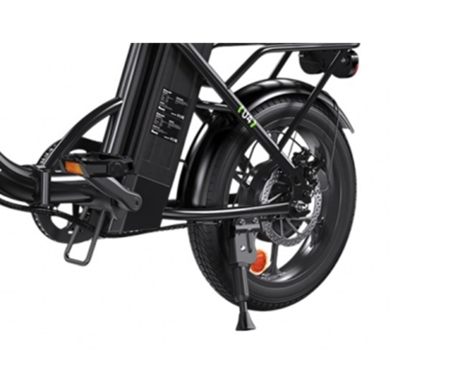 ISINWHEEL U4 električno kolo, zložljivo, 16" pnevmatike, 250W motor, 36V 10Ah 374Wh baterija, do 88km, do 25km/h, disk zavore, vzmetenje, belo