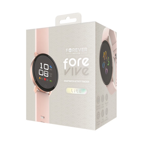 EOL - FOREVER pametna ura ForeVive Lite SB-315, 1.3" (3,38cm) zaslon, Bluetooth 5.0, Android + iOS, aplikacija, IP67, roza zlata