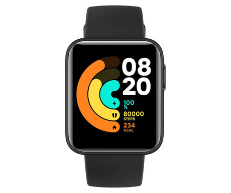 EOL - Pametna ura Xiaomi Mi Watch Lite, 1.4'' zaslon na dotik, Bluetooth 5.0, vodoodporna 5 ATM, GPS, črna (Black)