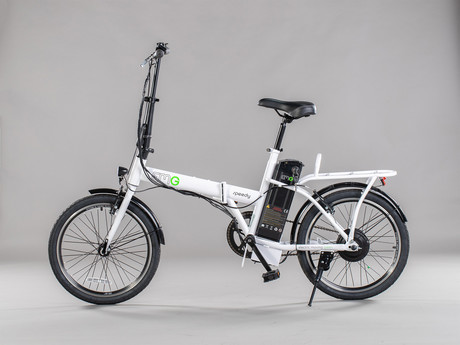 EOL - Električno kolo Trevi SPEEDY, 20'', zložljiv, hitrost do 25km/h, domet do 25km, LED display, baterija 3.6V/6Ah, do 120kg, bele barve