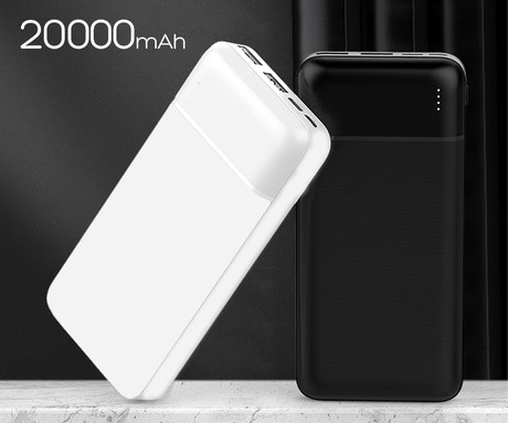 Power Bank MS BANK L300 20.000mAh, polnilna baterija, Li-Polymer, LED indikator, 1x USB Type-C, 1x microUSB, 2x USB Type-A, črna