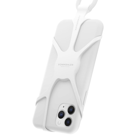 Vonmählen INFINITY® univerzalni pas za telefon, silikonski, združljiv z vsemi telefoni, bel