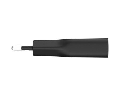 Natec RIBERA GaN SLIM polnilec, 20W, 1x USB-A, 1x USB-C, PD 3.0, QC 3.0, protokol PPS, univerzalna kompatibilnost, tehnologija GaN, varnostne zaščite, 83x38x16mm, črn
