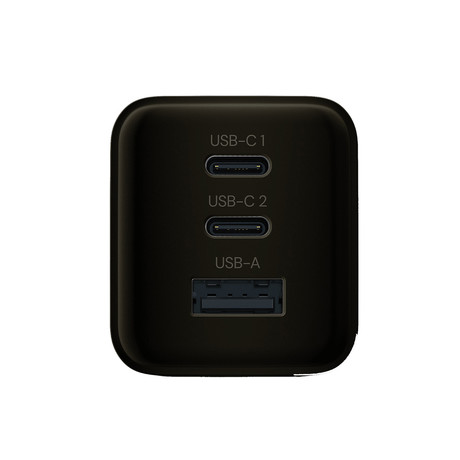 ALLITY ATC-01 GaN polnilec, 65W, 2x USB-C, 1x USB-A, Power Delivery, Quick Charge, polnjenje / napajanje, univerzalna kompatibilnost, Plug&Play, tehnologija GaN, črn