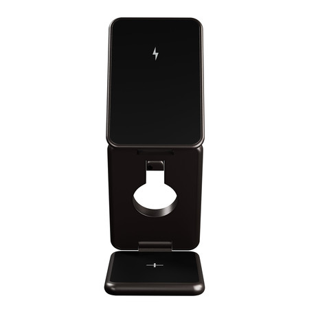 ALLITY AWC-230-225WMS brezžični polnilec / stojalo / polnilna postaja, univerzalni, 22.5W brezžično polnjenje, MagSafe tehnologija, nastavljiv naklon, USB-C, priložen kabel, siv (Graphite)