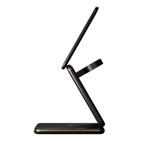 ALLITY AWC-230-225WMS brezžični polnilec / stojalo / polnilna postaja, univerzalni, 22.5W brezžično polnjenje, MagSafe tehnologija, nastavljiv naklon, USB-C, priložen kabel, siv (Graphite)