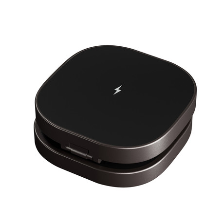 ALLITY AWC-220-25WMS brezžični polnilec / stojalo / polnilna postaja, univerzalni, 25W brezžično polnjenje, MagSafe tehnologija, nastavljiv naklon, USB-C, priložen kabel, siv (Graphite)